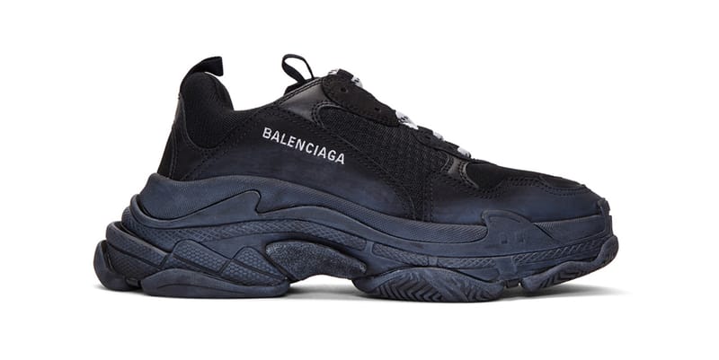 balenciaga triple s jaune et noir