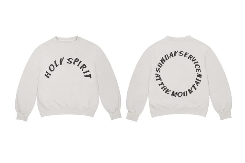 Photo du merch du "Sunday Service" de Kanye West
