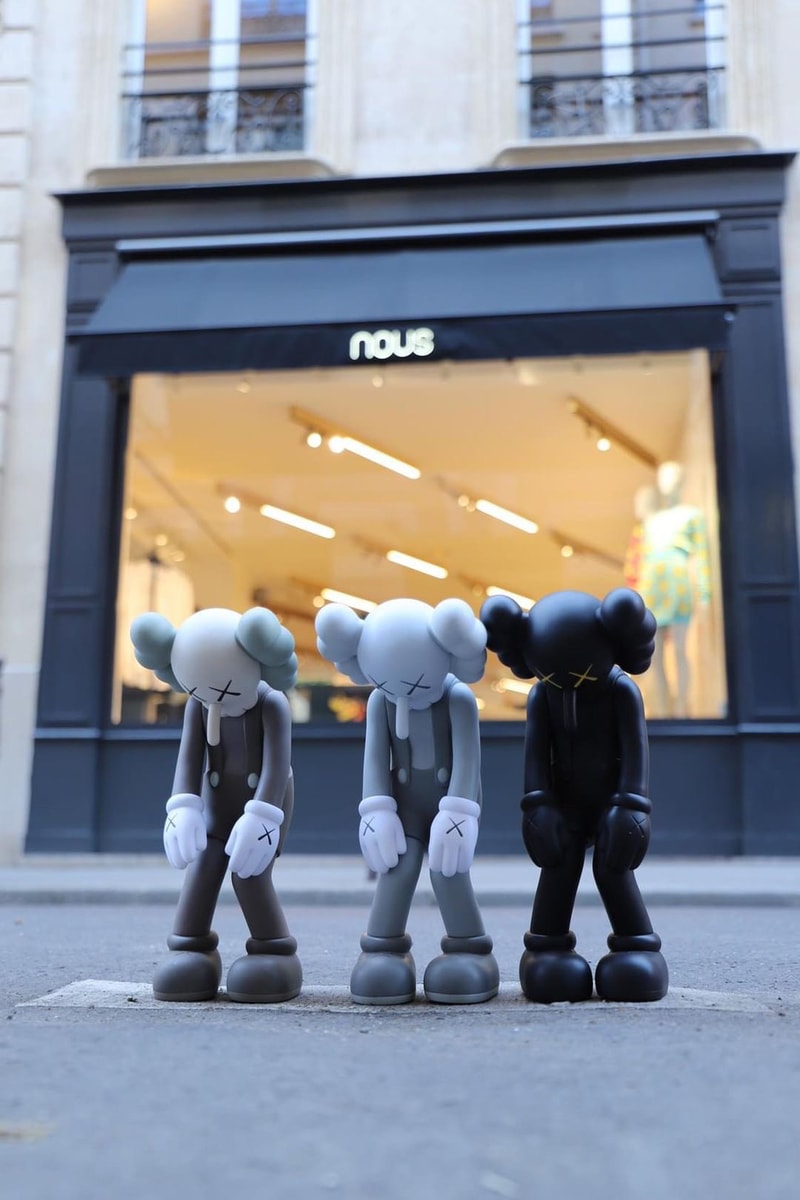 KAWS Medicom Toy Nous Paris figurines shop photos
