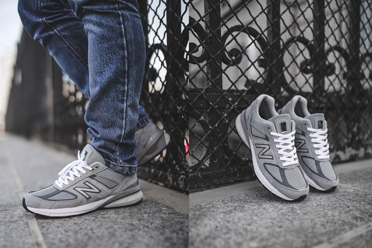 Gros plan sur la New Balance 990 V5