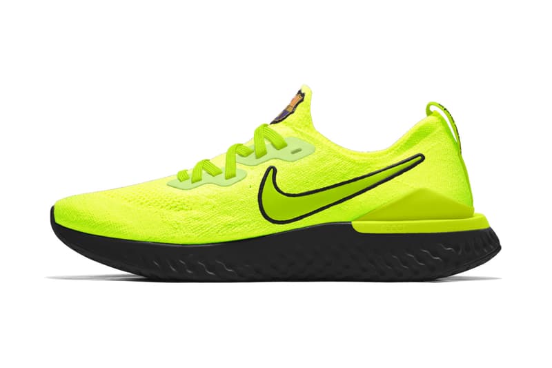 Nike Epic React Flyknit 2 Barcelone Chelsea Tottenham photos personnalisable
