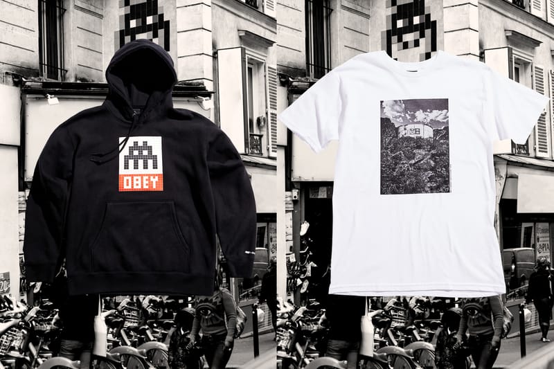 obey x invader la_56 hoodie