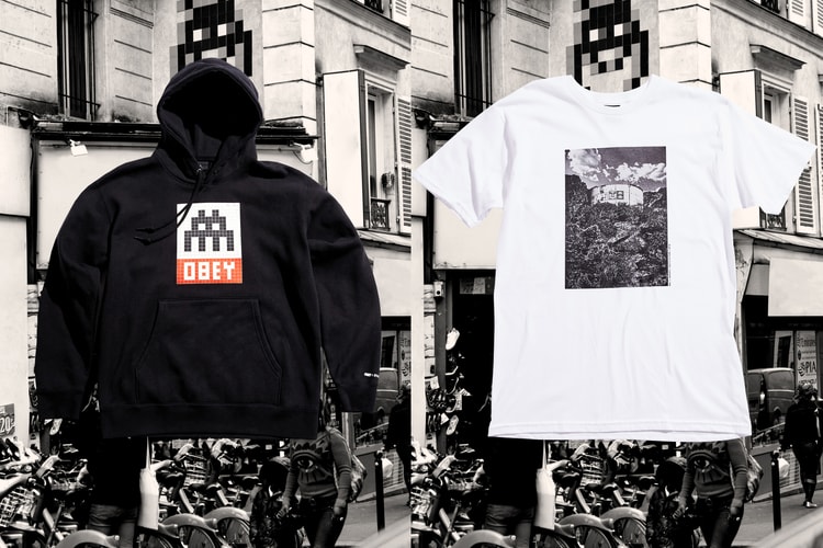 OBEY collabore avec le street-artist français Invader le temps d'une collection capsule