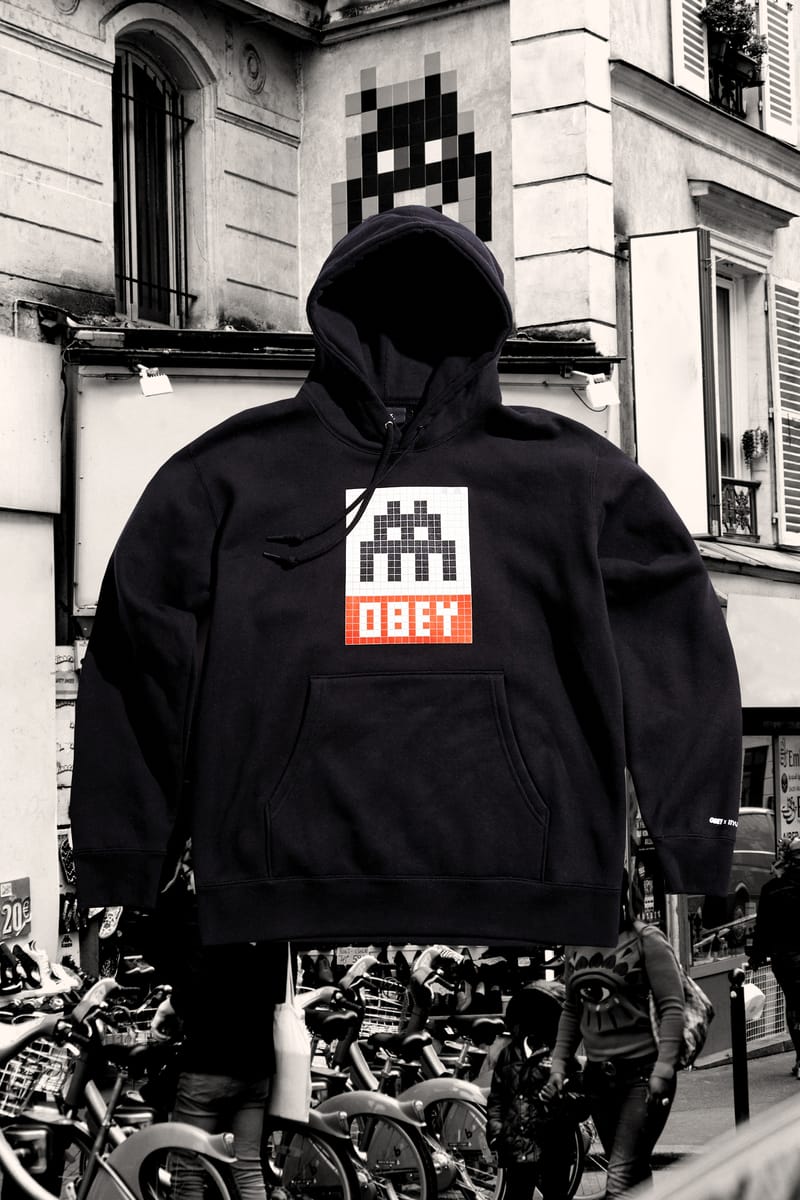 obey x invader la_56 hoodie