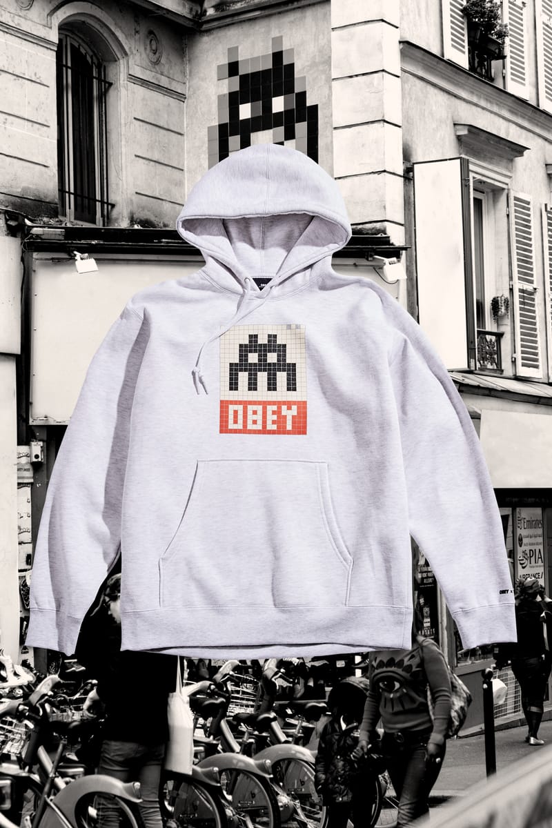 obey x invader la_56 hoodie