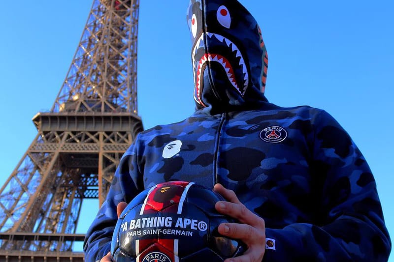 Voici comment remporter un ballon BAPE x PSG gratuitement grâce à BAPE France