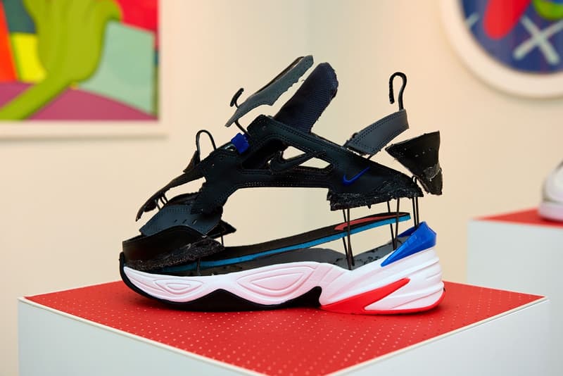 Nike Off-White sneakers déconsruites art streetwear photos