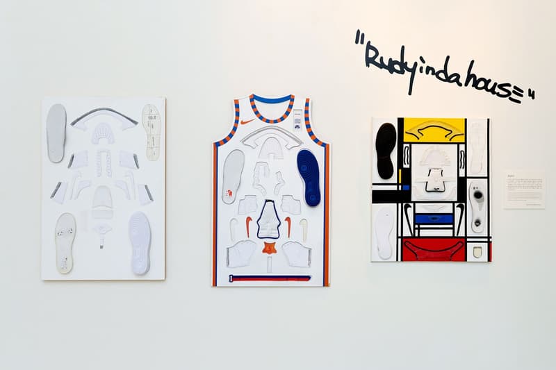 Nike Off-White sneakers déconsruites art streetwear photos