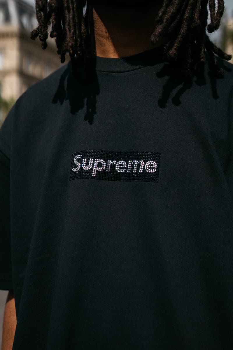 Photo des Box Logos Supreme x Swarovski