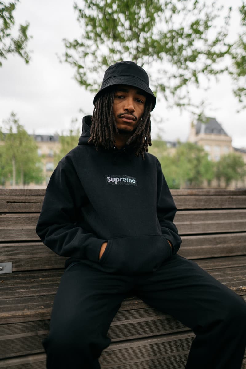 Photo des Box Logos Supreme x Swarovski