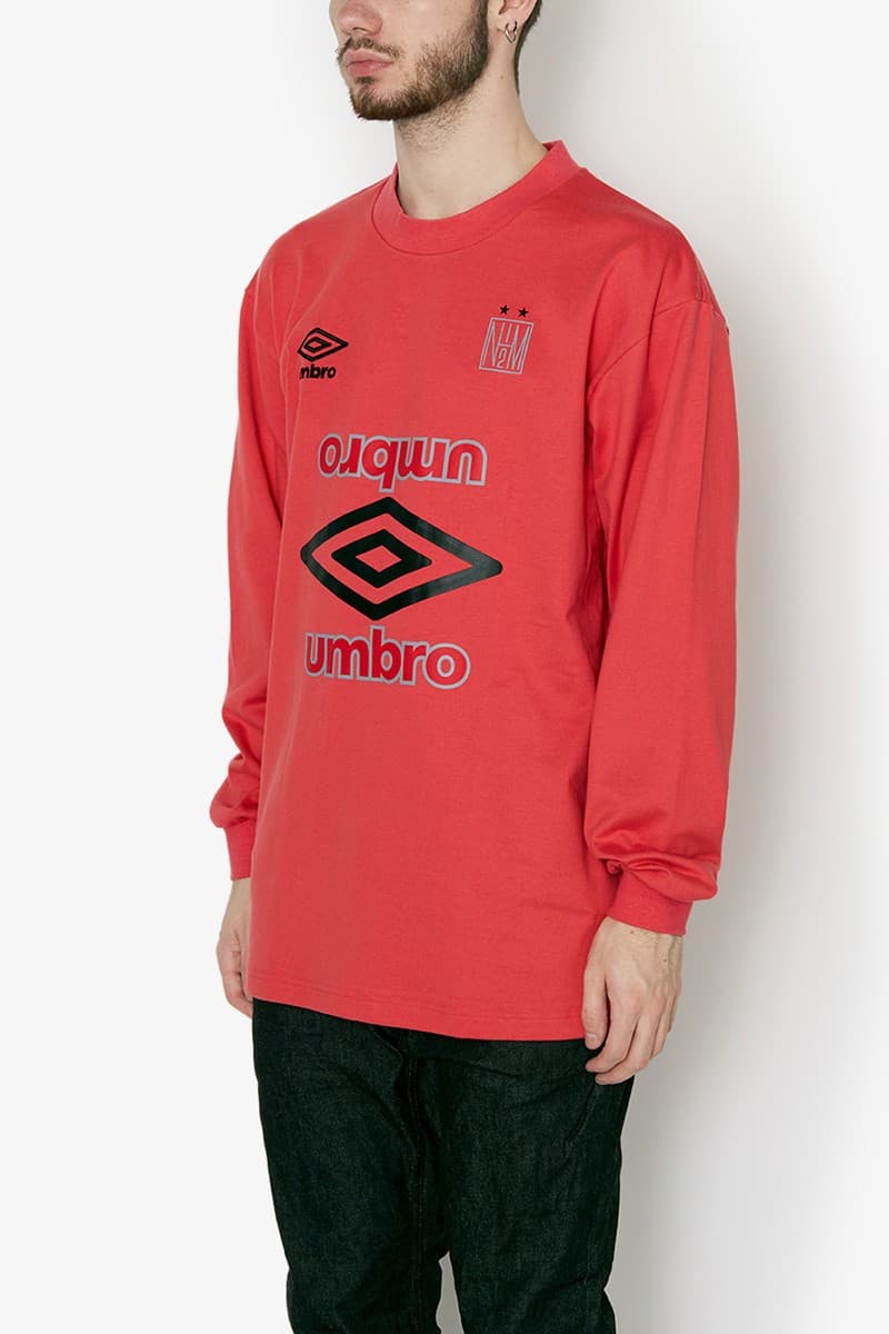 Photo de la collaboration Umbro x N.Hoolywood