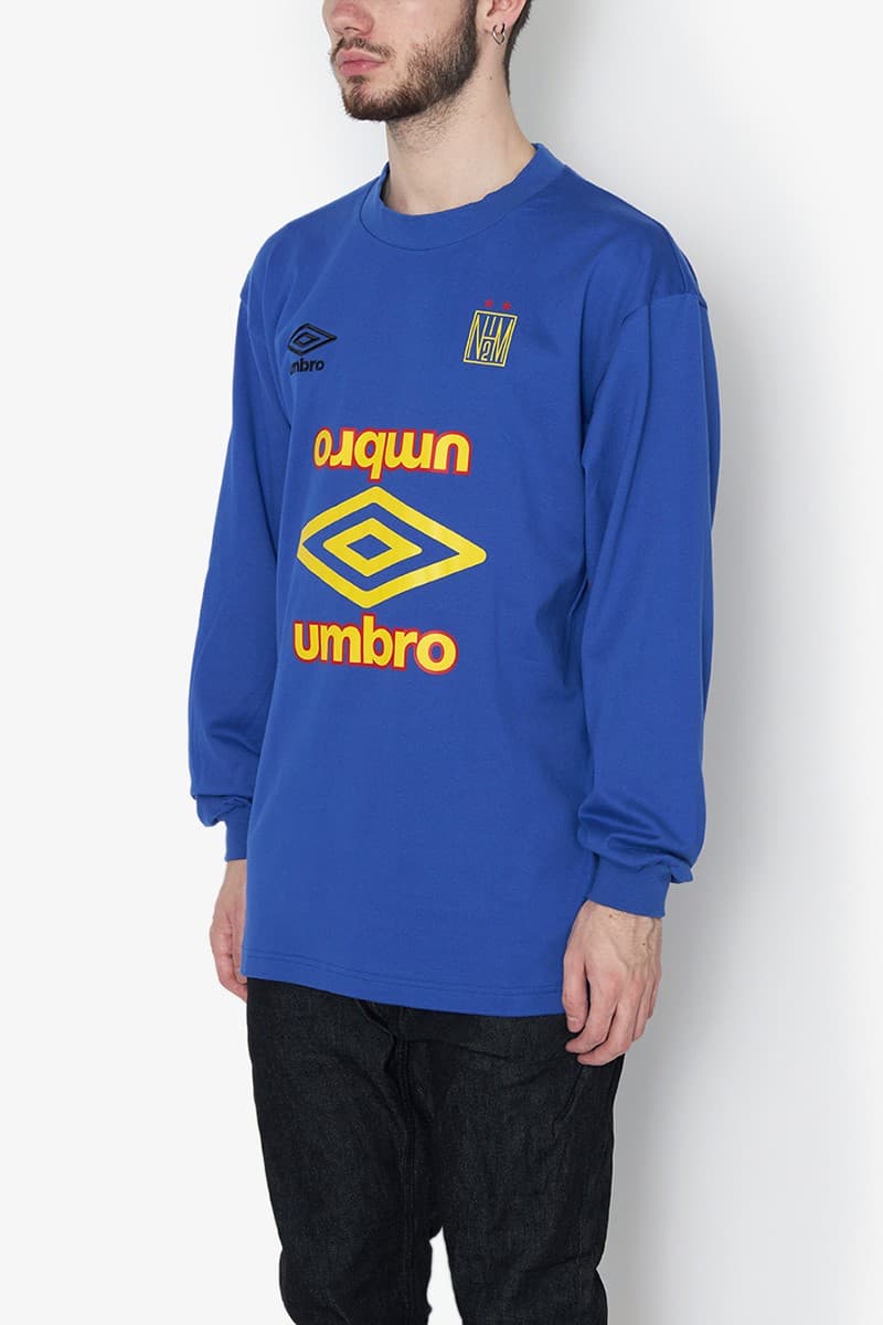 Photo de la collaboration Umbro x N.Hoolywood