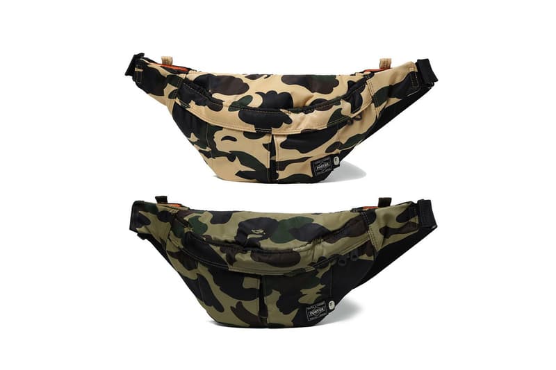 Photos de la collab BAPE x PORTER