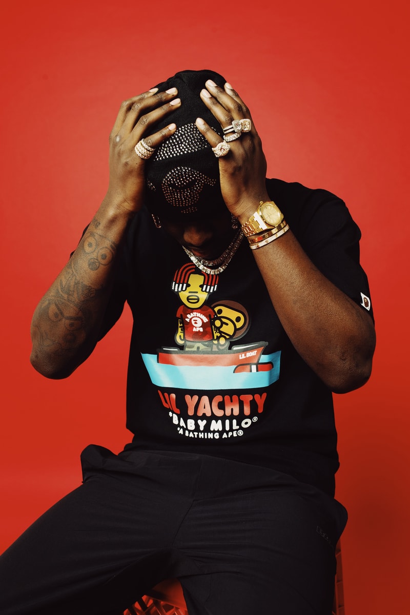 BAPE Lil yachty collection lookbook sortie