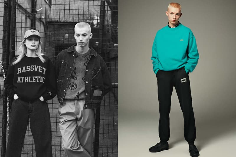 Gosha Rubchinskiy Russell Athletic Rassvet collection lookbook