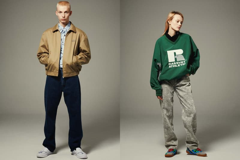 Gosha Rubchinskiy Russell Athletic Rassvet collection lookbook