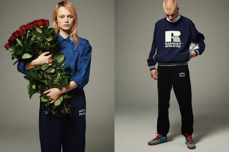 Gosha Rubchinskiy Russell Athletic Rassvet collection lookbook