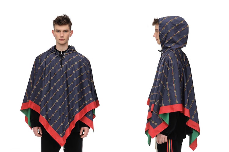 Gucci dévoile un poncho unisize