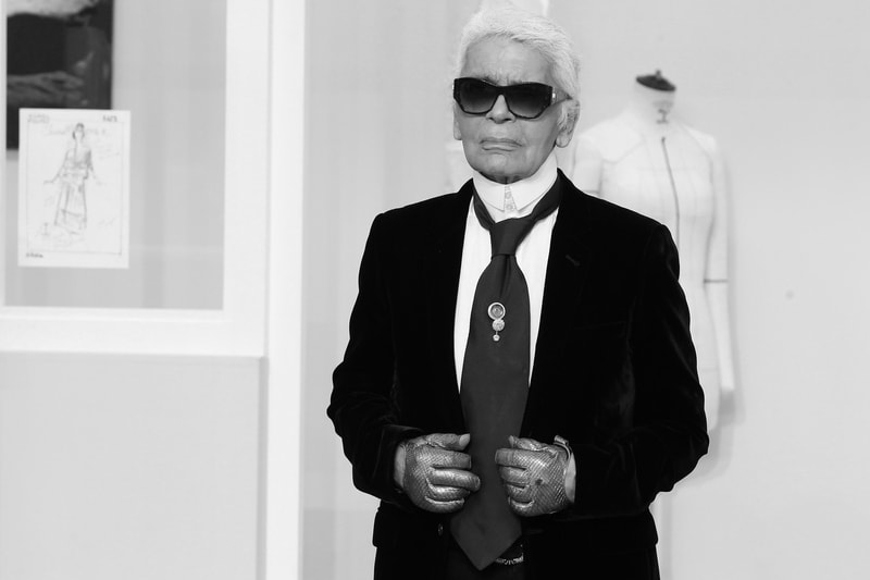 Karl Lagerfeld fashion week paris grand palais mémorial