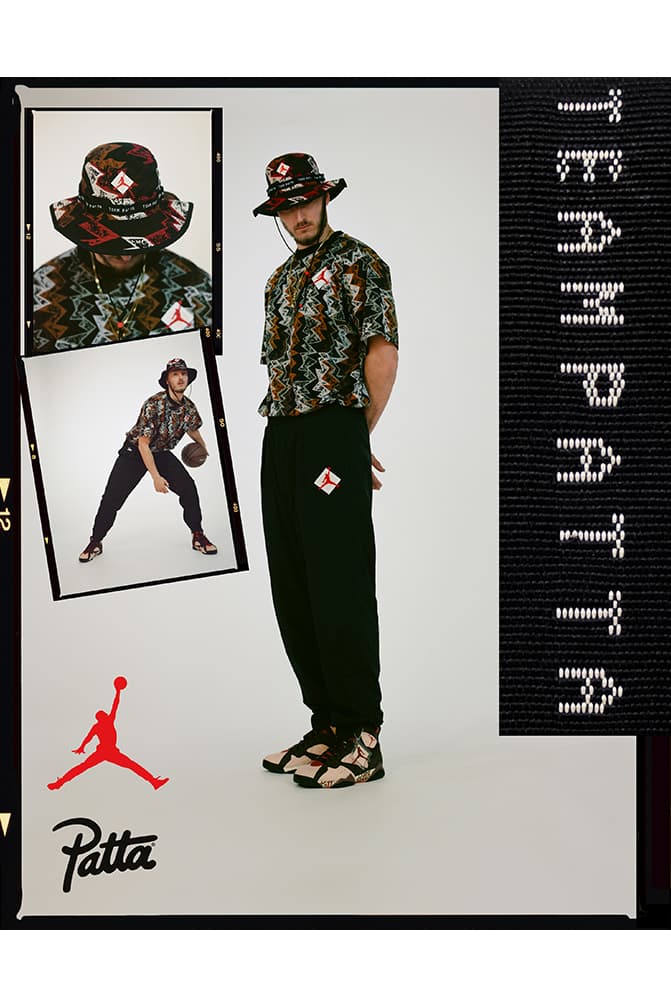 neymar patta jordan 7 lookbook sortie 