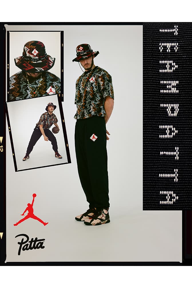 neymar patta jordan 7 lookbook sortie
