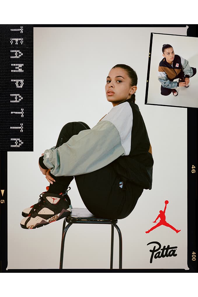 neymar patta jordan 7 lookbook sortie 