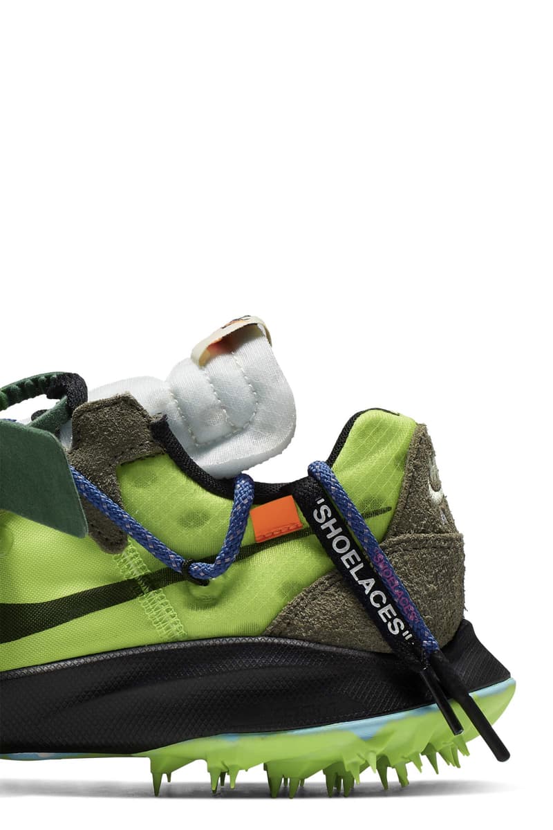 Off-White Nike sneakers athlete collection sortie date photos