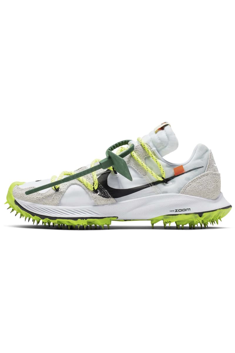 Off-White Nike sneakers athlete collection sortie date photos