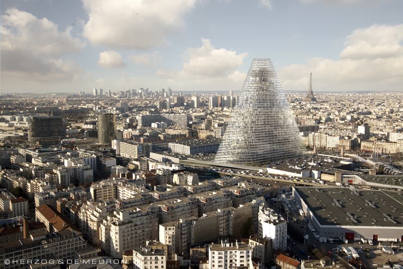 Photo du gratte-ciel d'Herzog et de Meuron