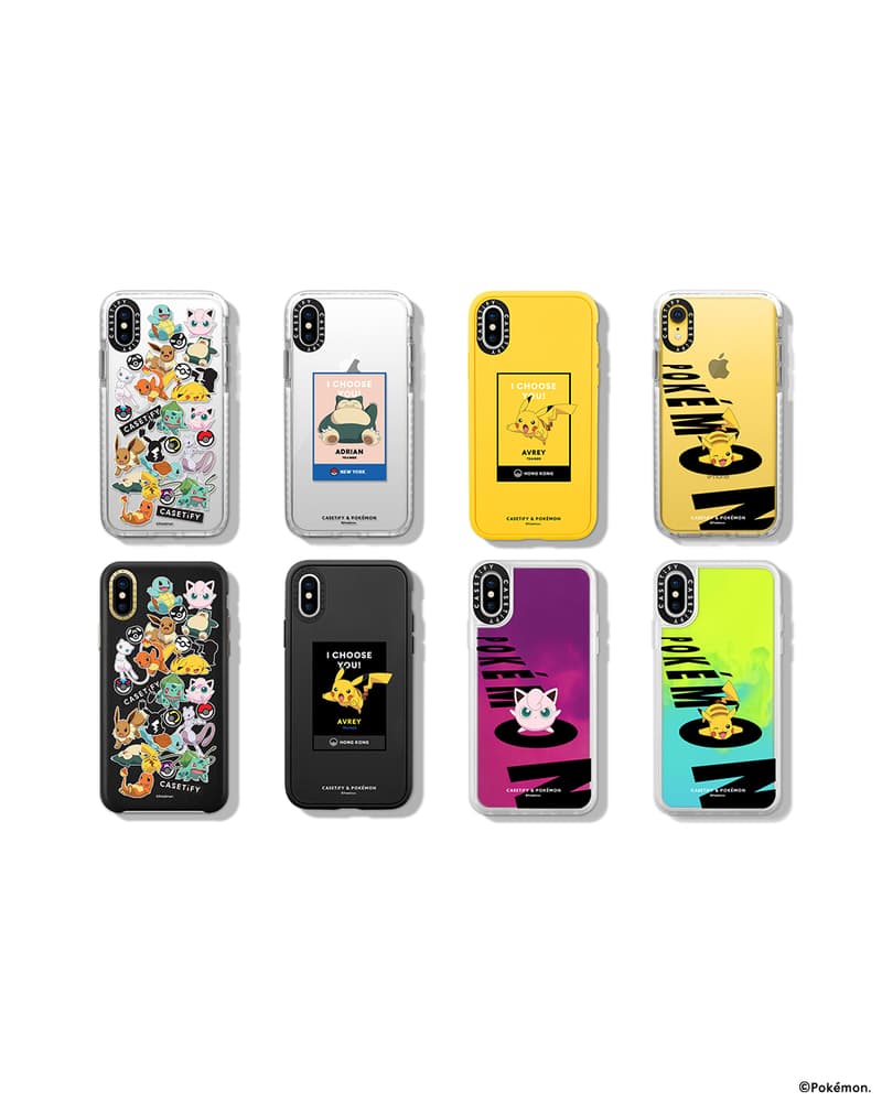 Photos coques CASETiFY x Pokemon