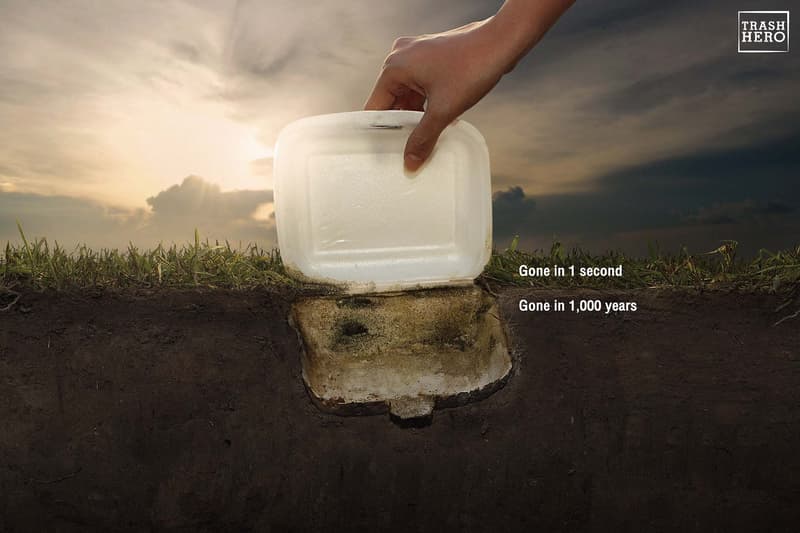 Pollution campagne leo burnett photos trash hero