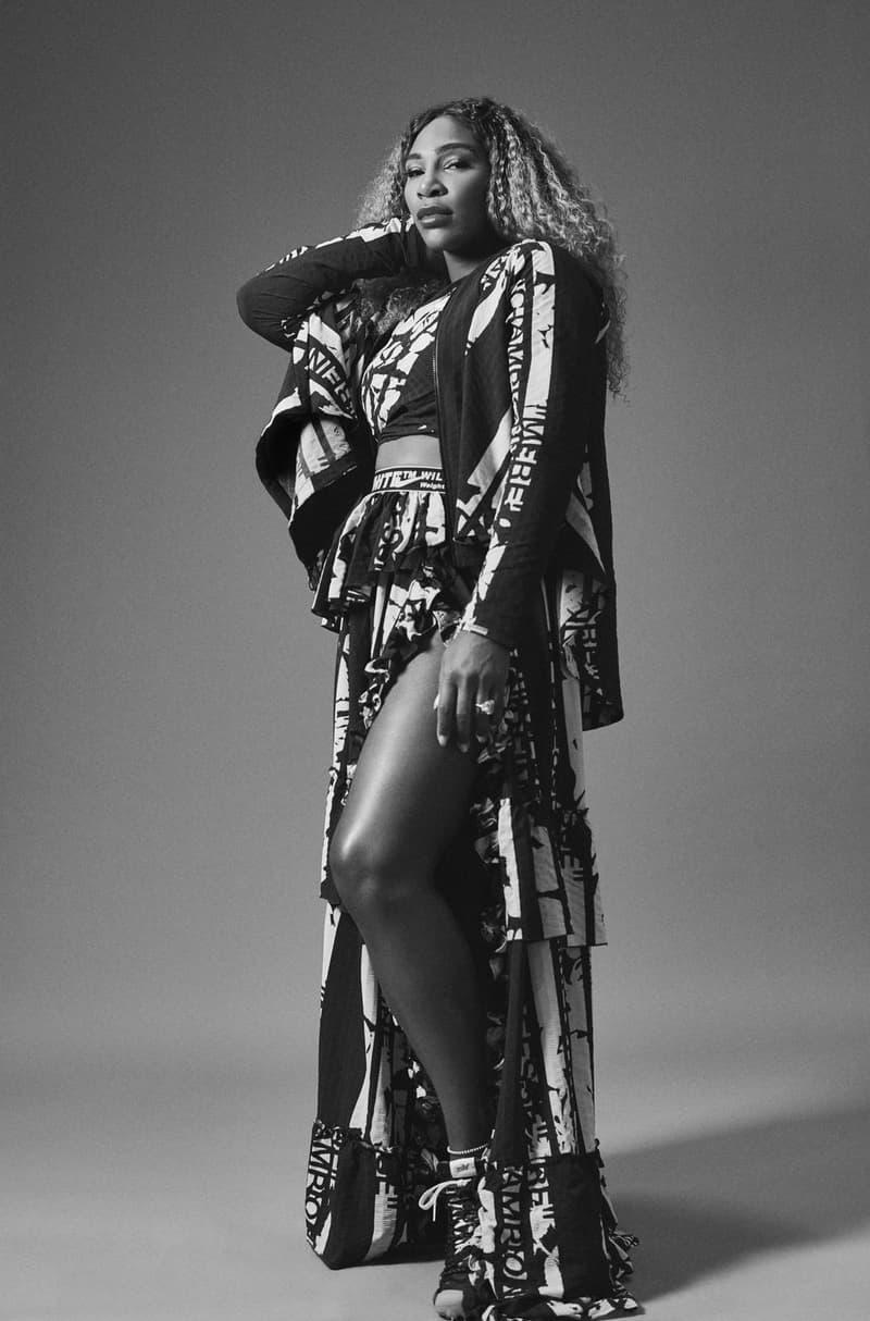 Photo de la collection Serena Williams par Virgil Abloh et Nike