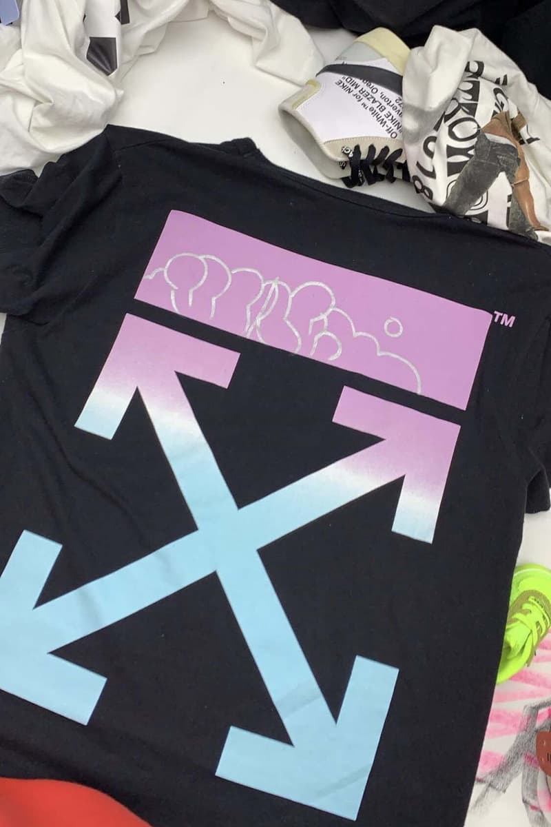 Virgil Abloh off-white louis vuitton nike custom singapour photos