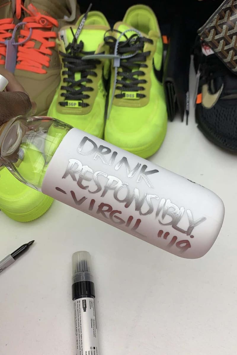 Virgil Abloh off-white louis vuitton nike custom singapour photos