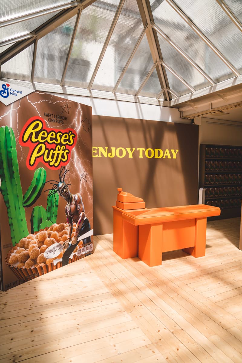 Photo du pop-up Travis Scott x Reese's Puffs