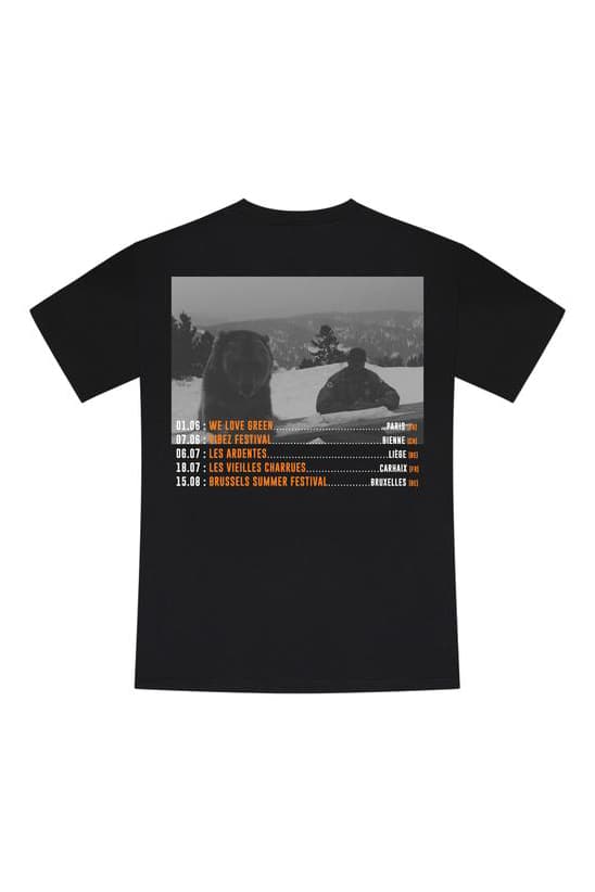 Booba merch arc en ciel pgp t-shirt photos shop