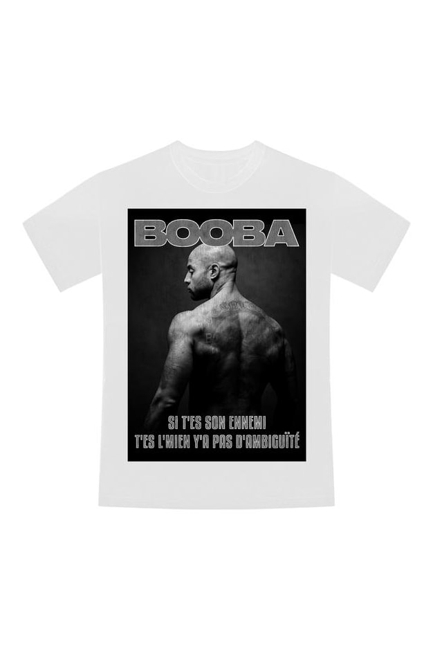 Booba merch arc en ciel pgp t-shirt photos shop