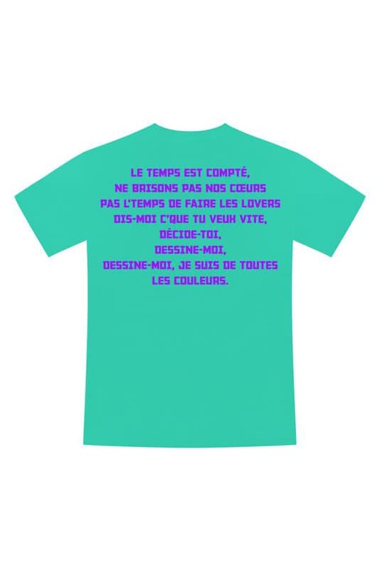 Booba merch arc en ciel pgp t-shirt photos shop
