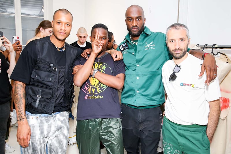 Le protégé de Virgil Abloh Ev Bravado présentait hier la première collection de son nouveau label