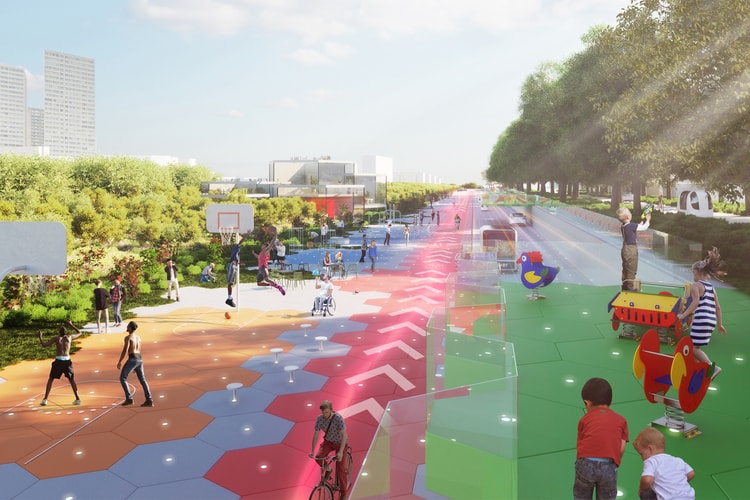 Terrains de basketball, serres agricoles... Voilà à quoi pourraient ressembler les autoroutes du Grand Paris en 2050