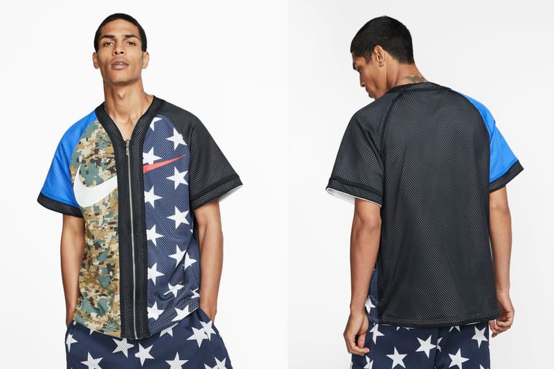 nikelab baseball top