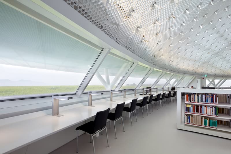 Photo du Stelios Ioannou Learning Resource Center par Jean Nouvel