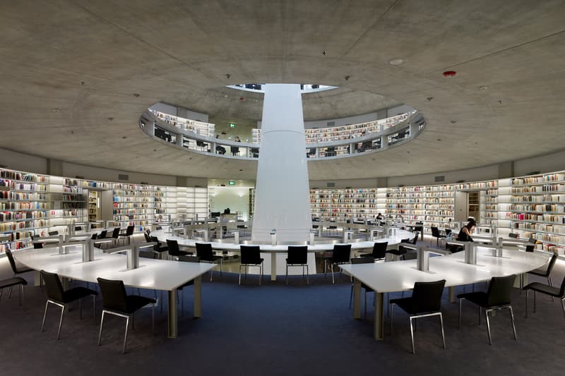 Photo du Stelios Ioannou Learning Resource Center par Jean Nouvel
