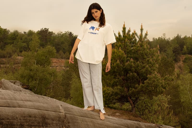 Maison Kitsuné ADER error collection the blue fox family lookbook