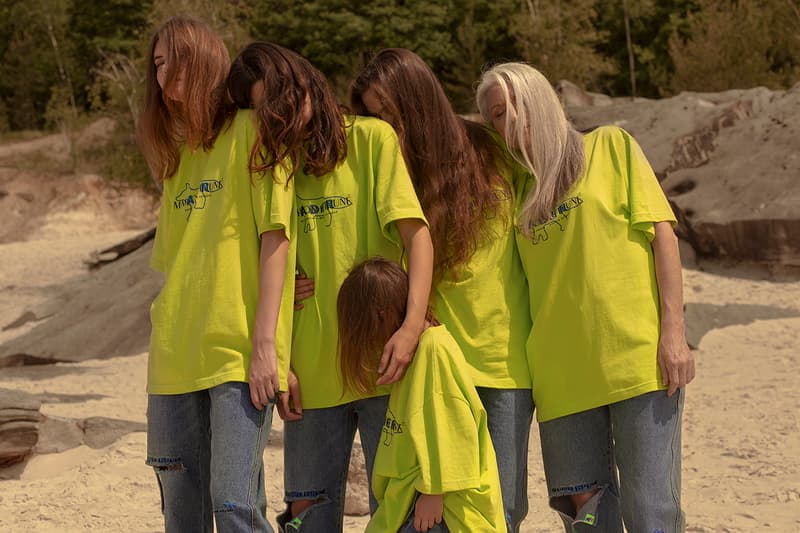 Maison Kitsuné ADER error collection the blue fox family lookbook