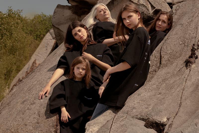 Maison Kitsuné ADER error collection the blue fox family lookbook