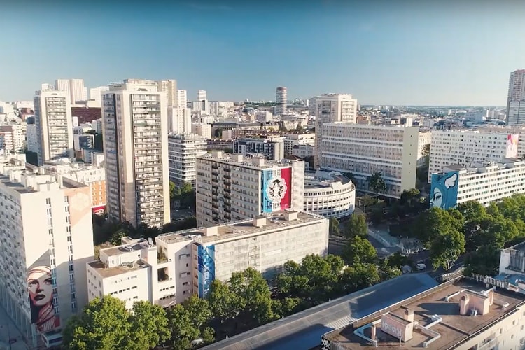 Vidéo - Découvrez les fresques du musée street art situé au cœur de Paris vues du ciel