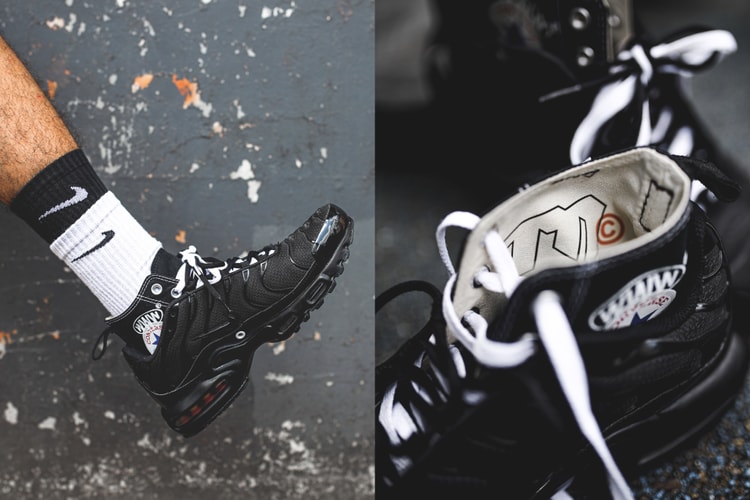 WWWESH STUDIO™️ et Heightened Sense présentent la TN©️ : un mix entre une Nike Air Max Tn et une Converse Chuck Taylor