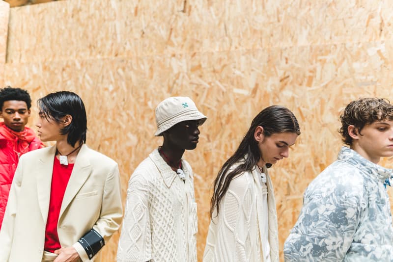 Off-White fashion week paris backstage photos