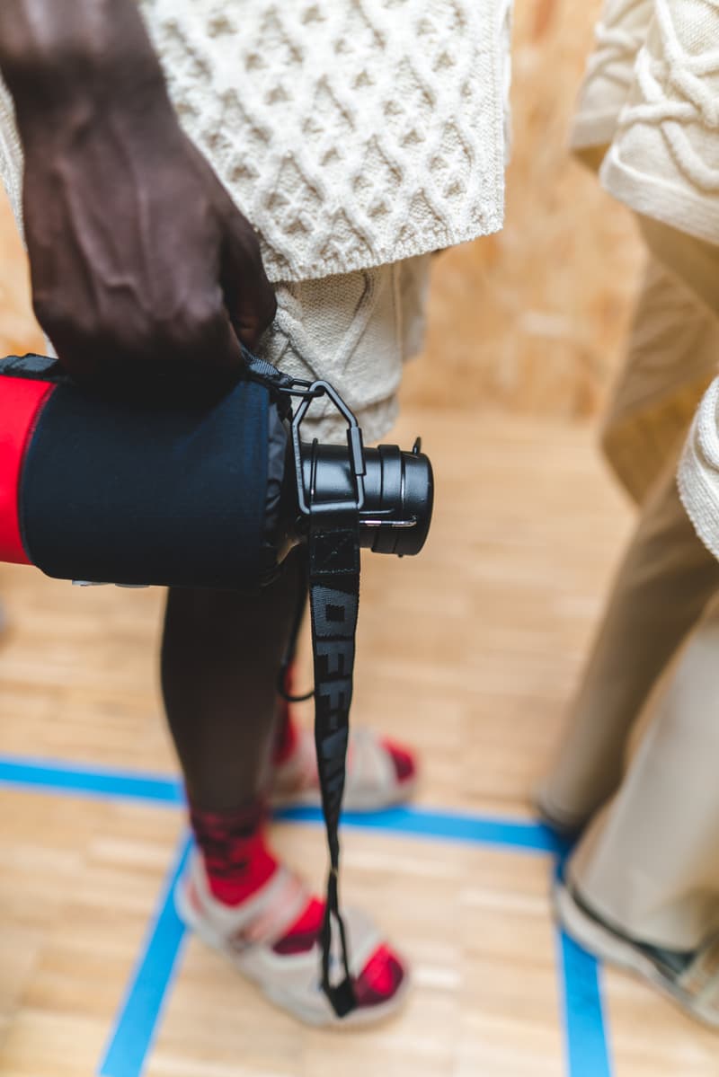 Off-White fashion week paris backstage photos